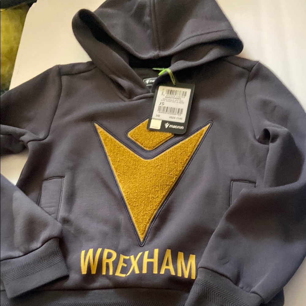 MACRON Navy and Gold Hoodie